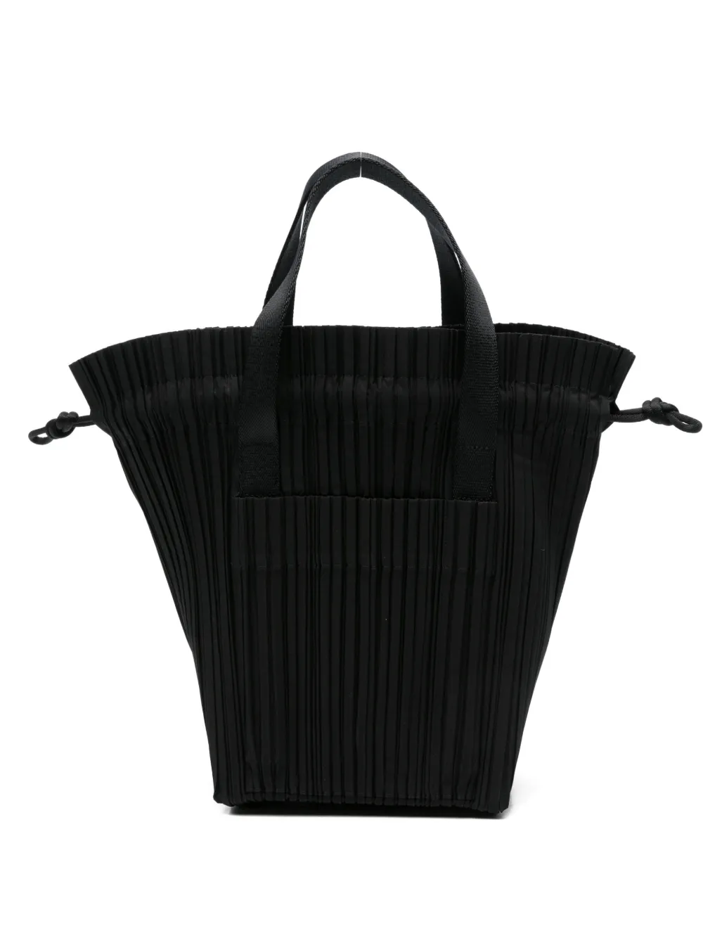 Pleats Please Issey Miyake pleated tote bag - Nero