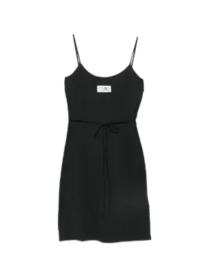 Reformation Belma Linen Dress | Black | FARFETCH