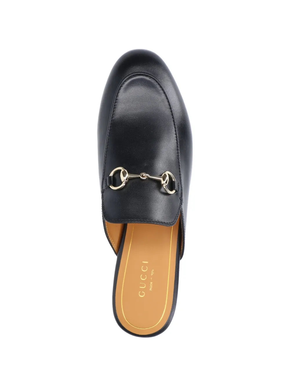 Gucci horsebit-detail flat mules Zwart