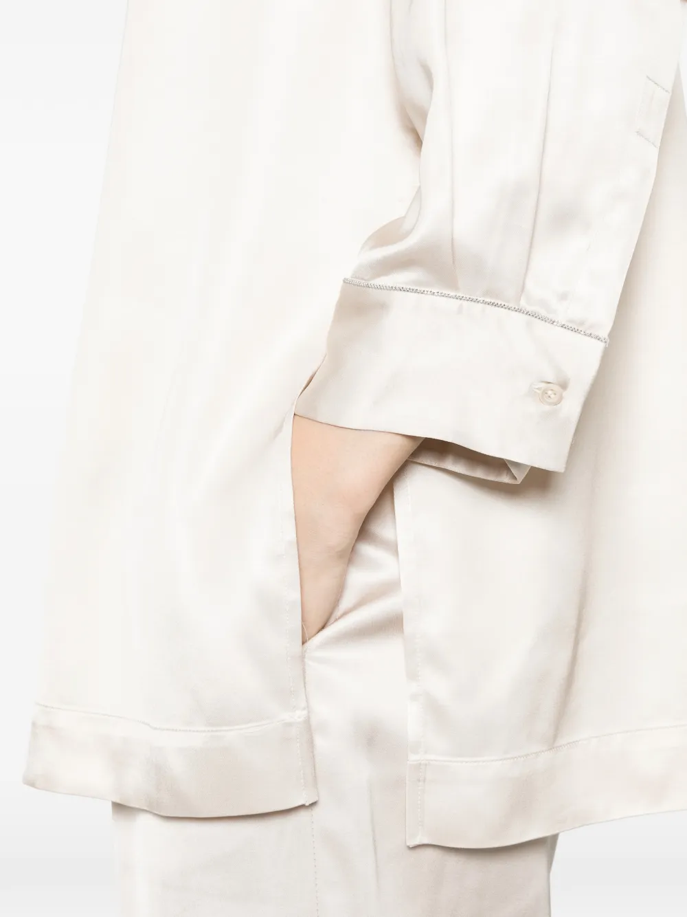 Peserico Linnen blouse Beige