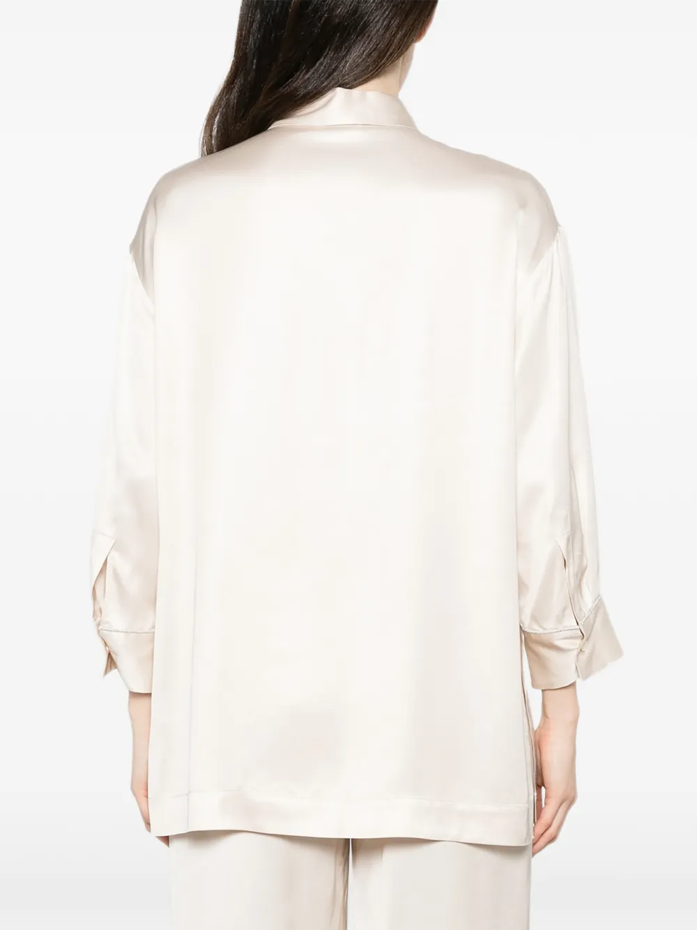 Peserico Linnen blouse Beige