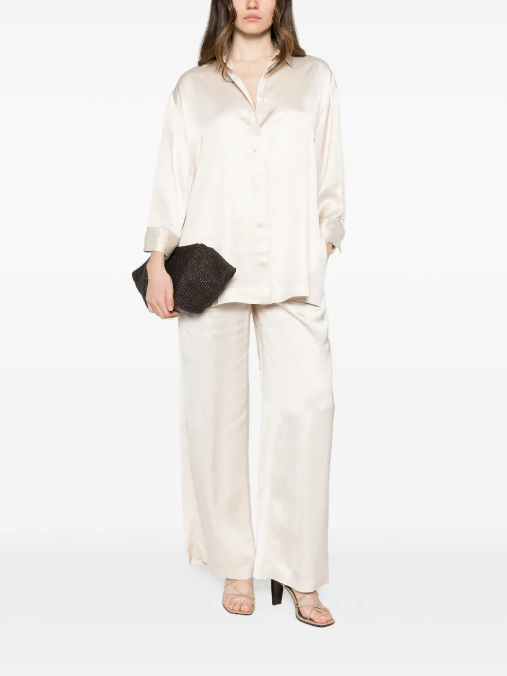 Peserico Linnen blouse Beige