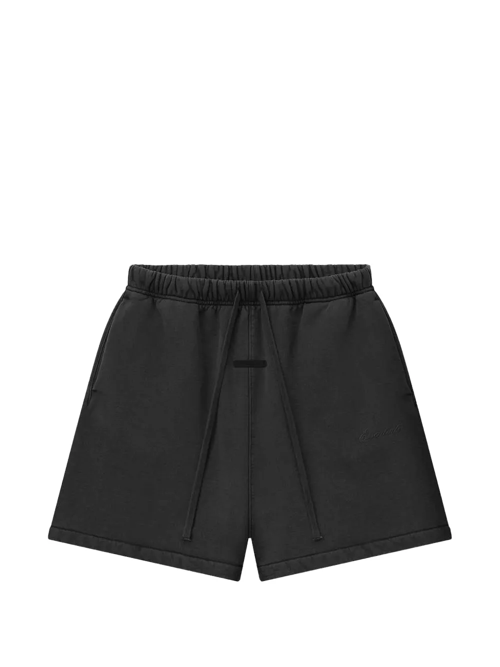 FEAR OF GOD ESSENTIALS Signature drawstring shorts - Schwarz