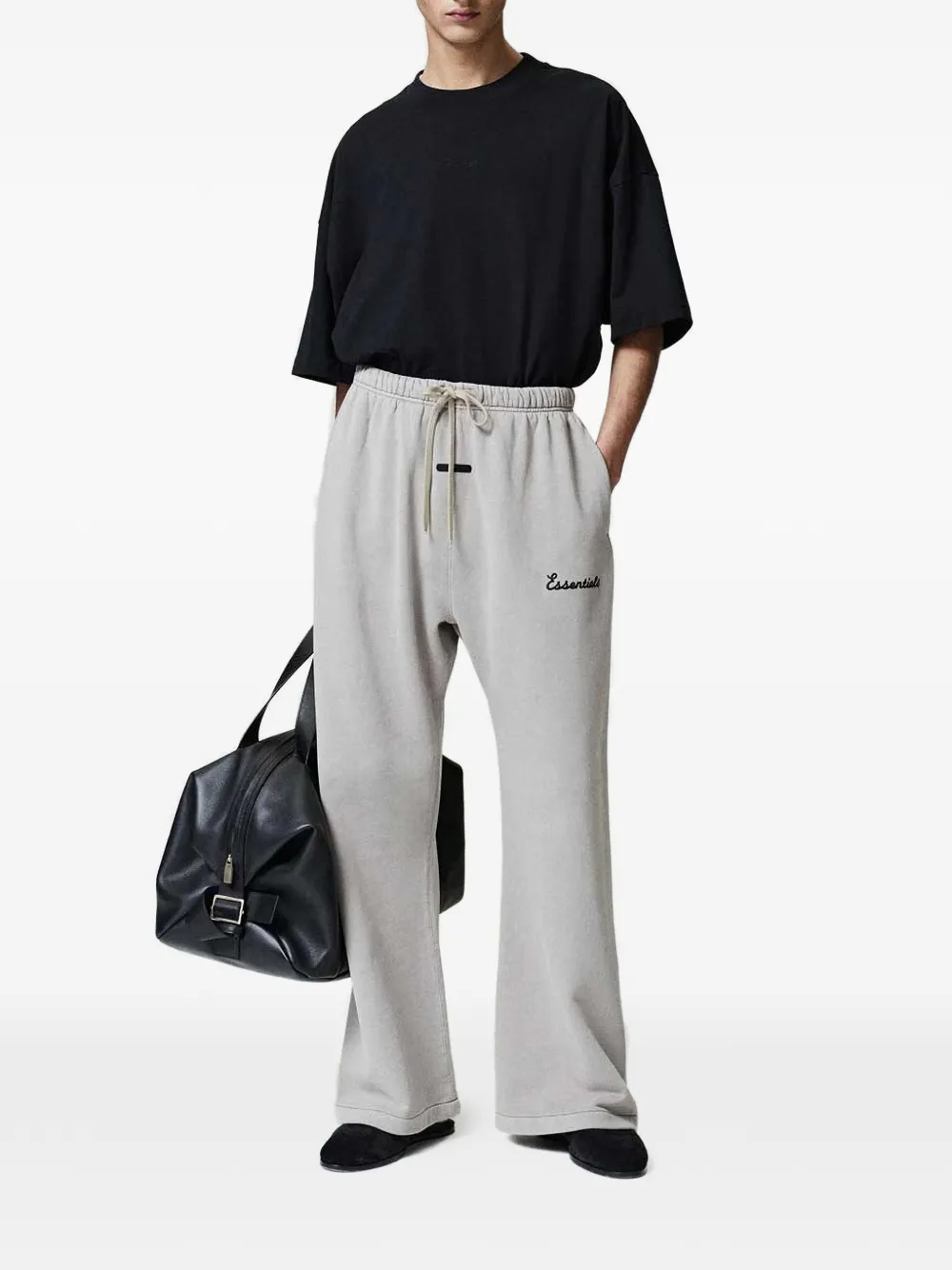 FEAR OF GOD ESSENTIALS Trainingsbroek met trekkoord Beige