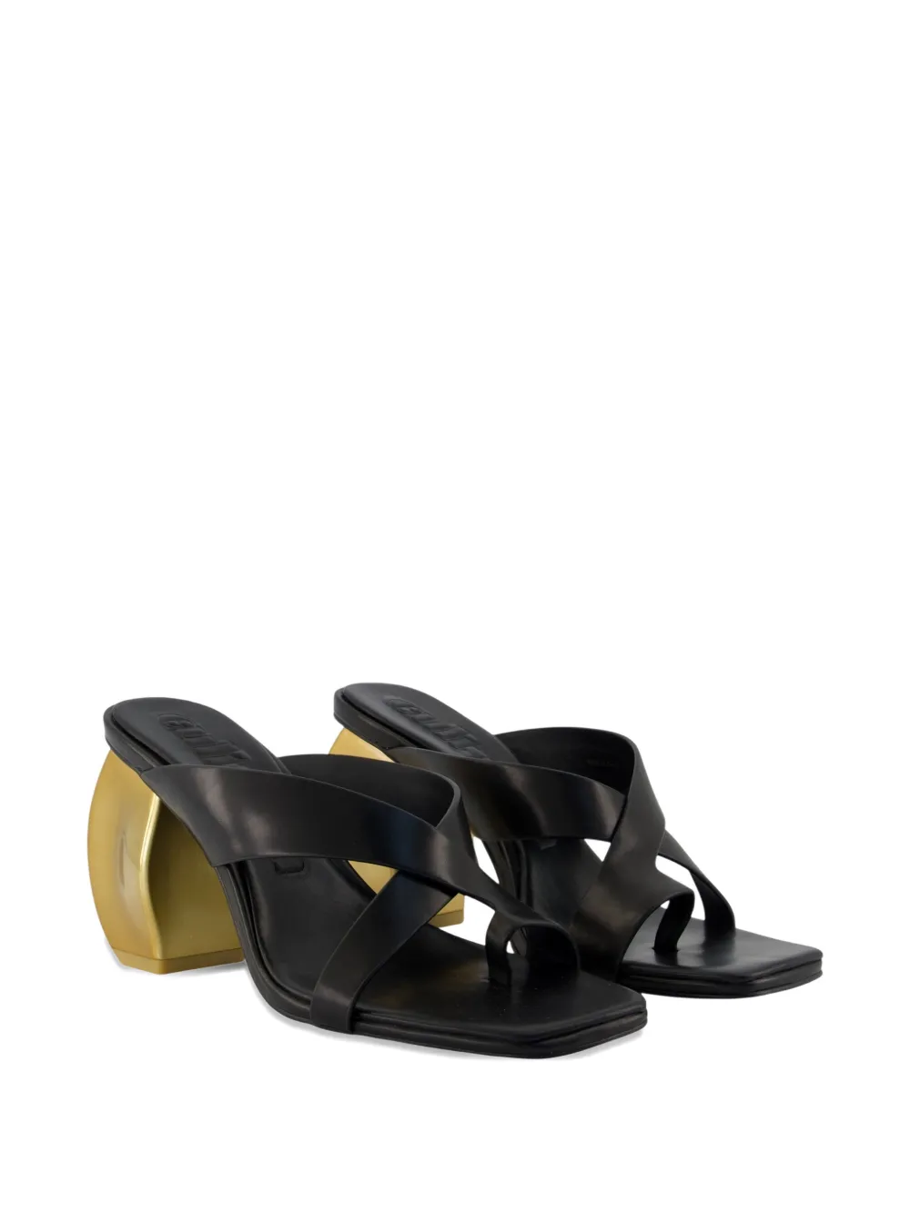 Cult Gaia Nina leather sandals Zwart