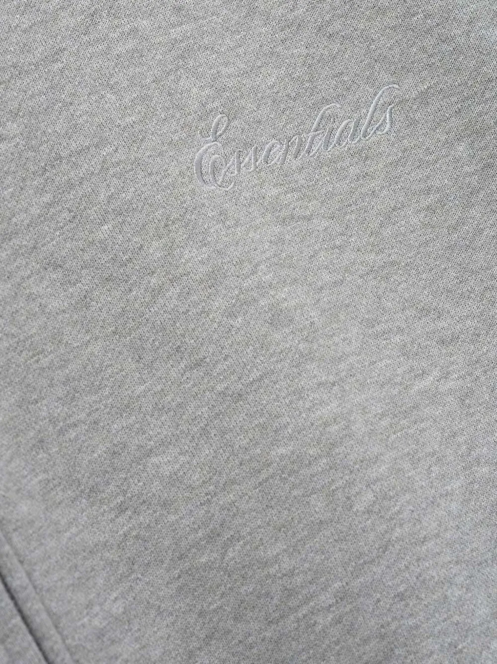 FEAR OF GOD ESSENTIALS Signature Classic hoodie met rits Grijs