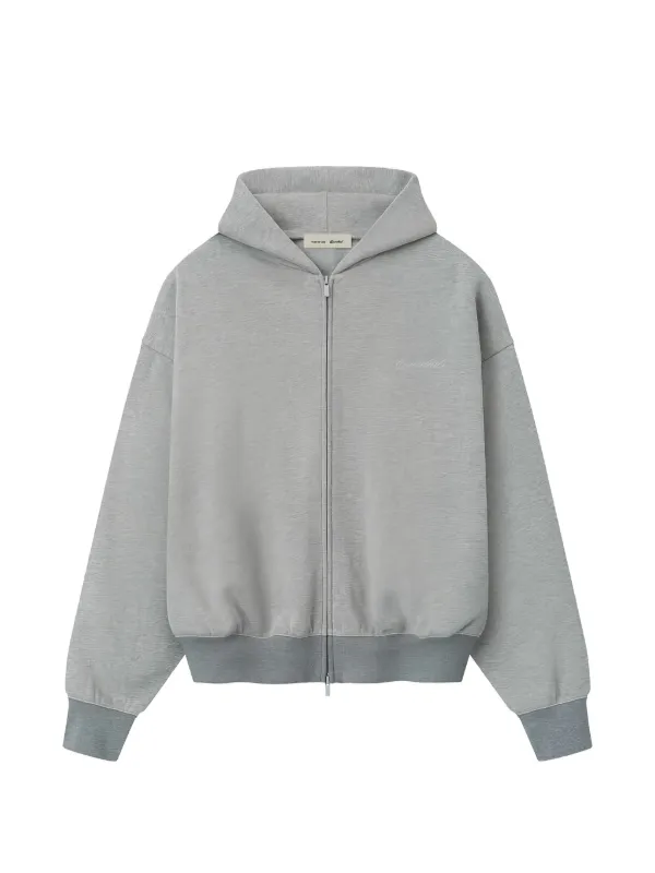 ESSENTIALS FEAR OF GOD パーカー グレー FEAR OF GOD ESSENTIALS Signature Classic ジップアップ パーカー