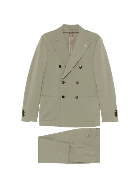 LUIGI BIANCHI MANTOVA double-breasted pocket suit