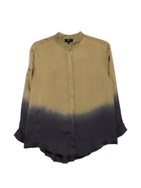 RAGA buttoned band-collar shirt