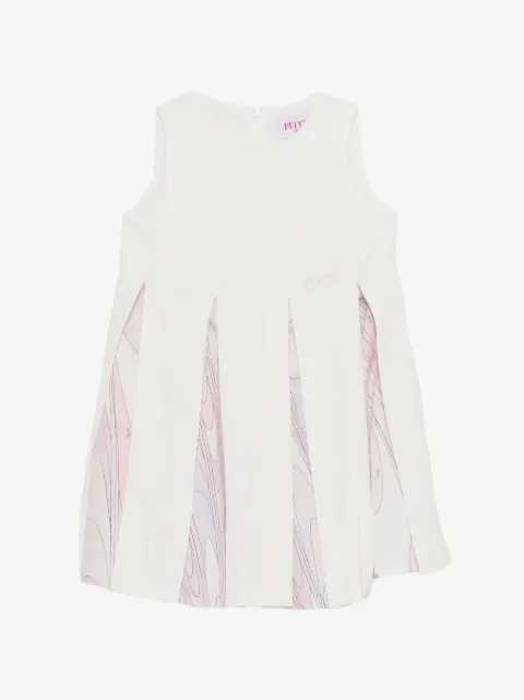 PUCCI Junior robe plissée à sequins brodés