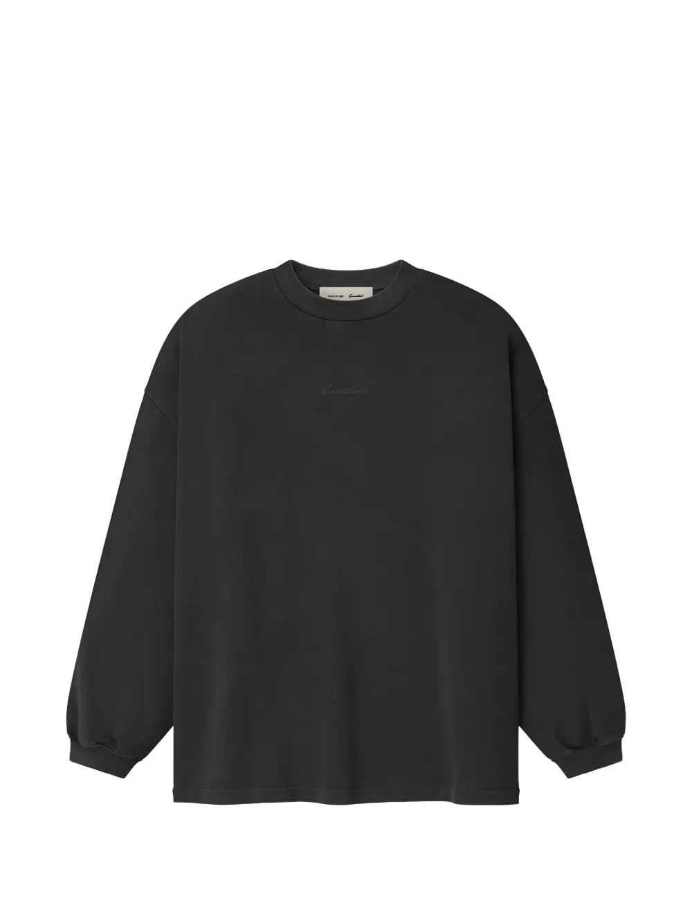 FEAR OF GOD ESSENTIALS long-sleeve T-shirt - Schwarz