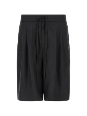 DRIES VAN NOTEN ベルテッド ショートパンツ | ブルー | FARFETCH JP
