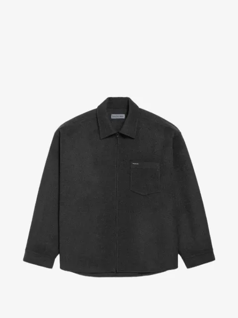 Balenciaga chest-pocket overshirt