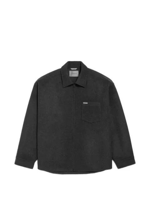 Balenciaga Jaqueta overshirt de lã escovada