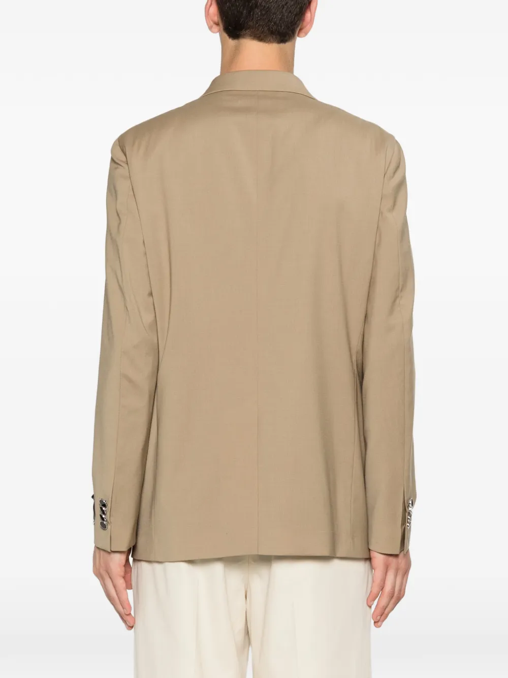 Manuel Ritz Blazer met dubbele rij knopen Beige