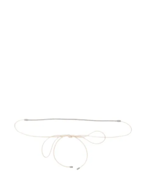 Peserico chain-embellishment belt
