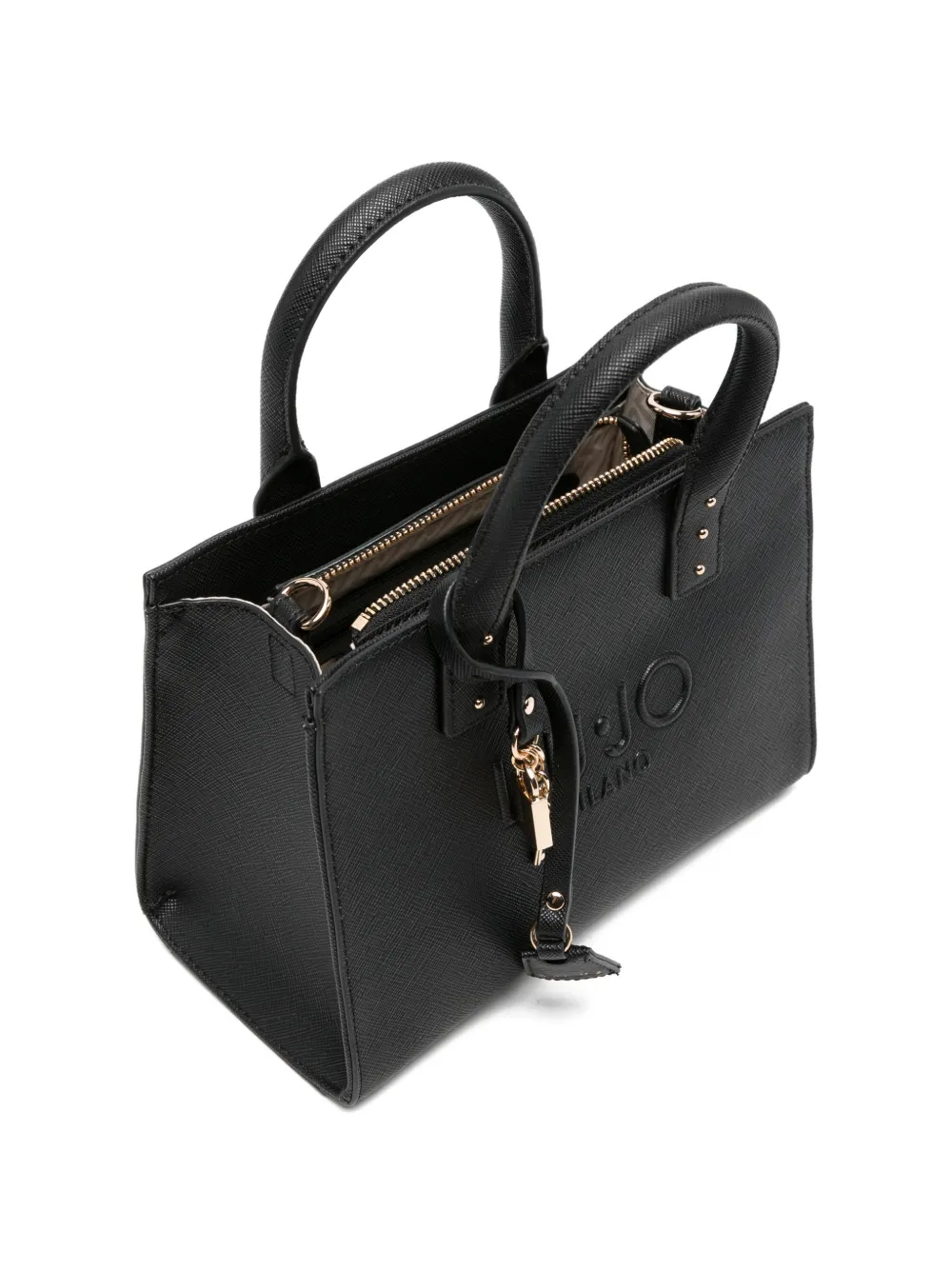 LIU JO Shopper met logo-reliëf Zwart