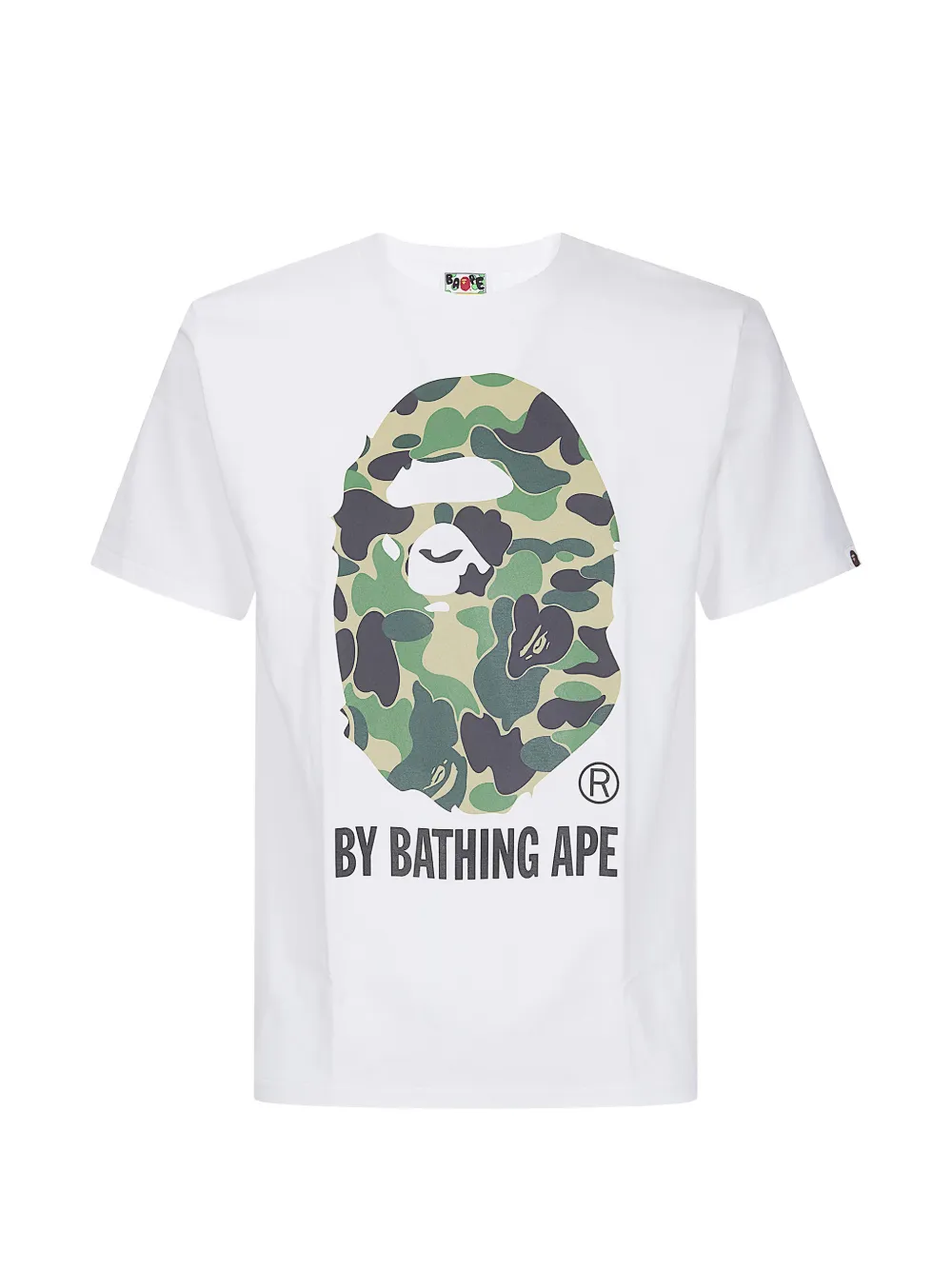 A BATHING APE® Abc Camo logo-print T-shirt - Bianco