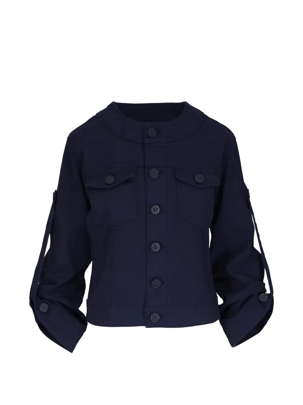 L'Agence crew-neck jacket - Blu