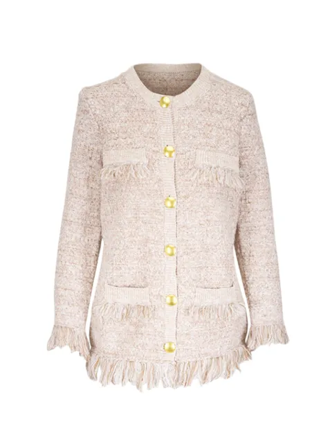 L'Agence fringed jacket