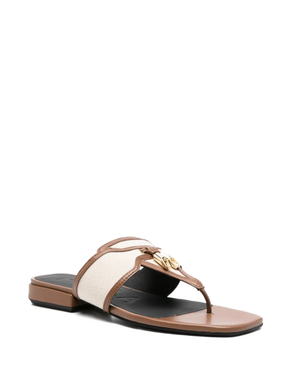 Furla square-toe sandals Bruin