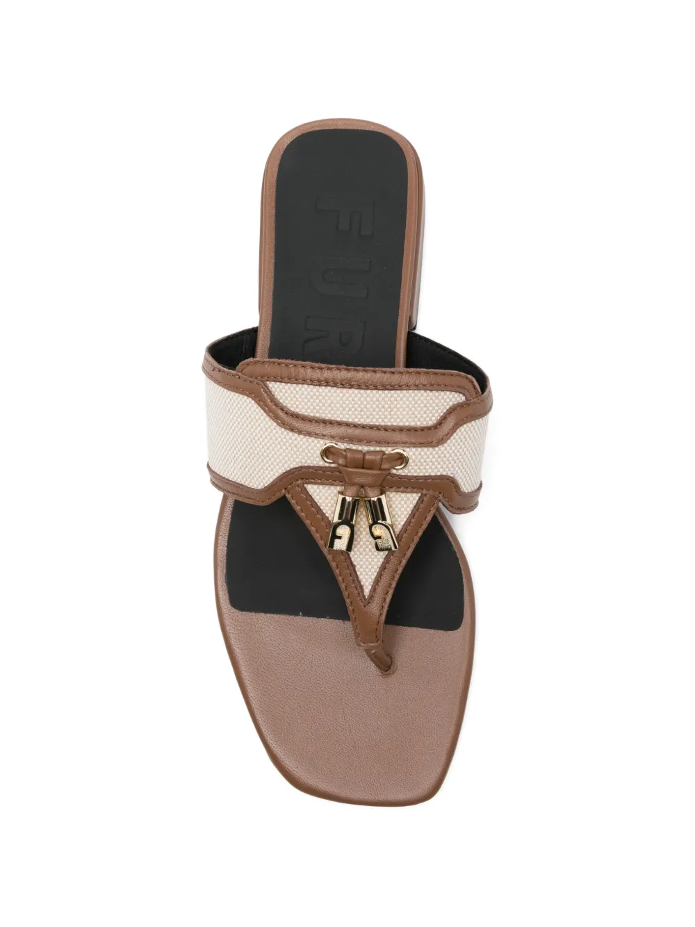Furla square-toe sandals Bruin