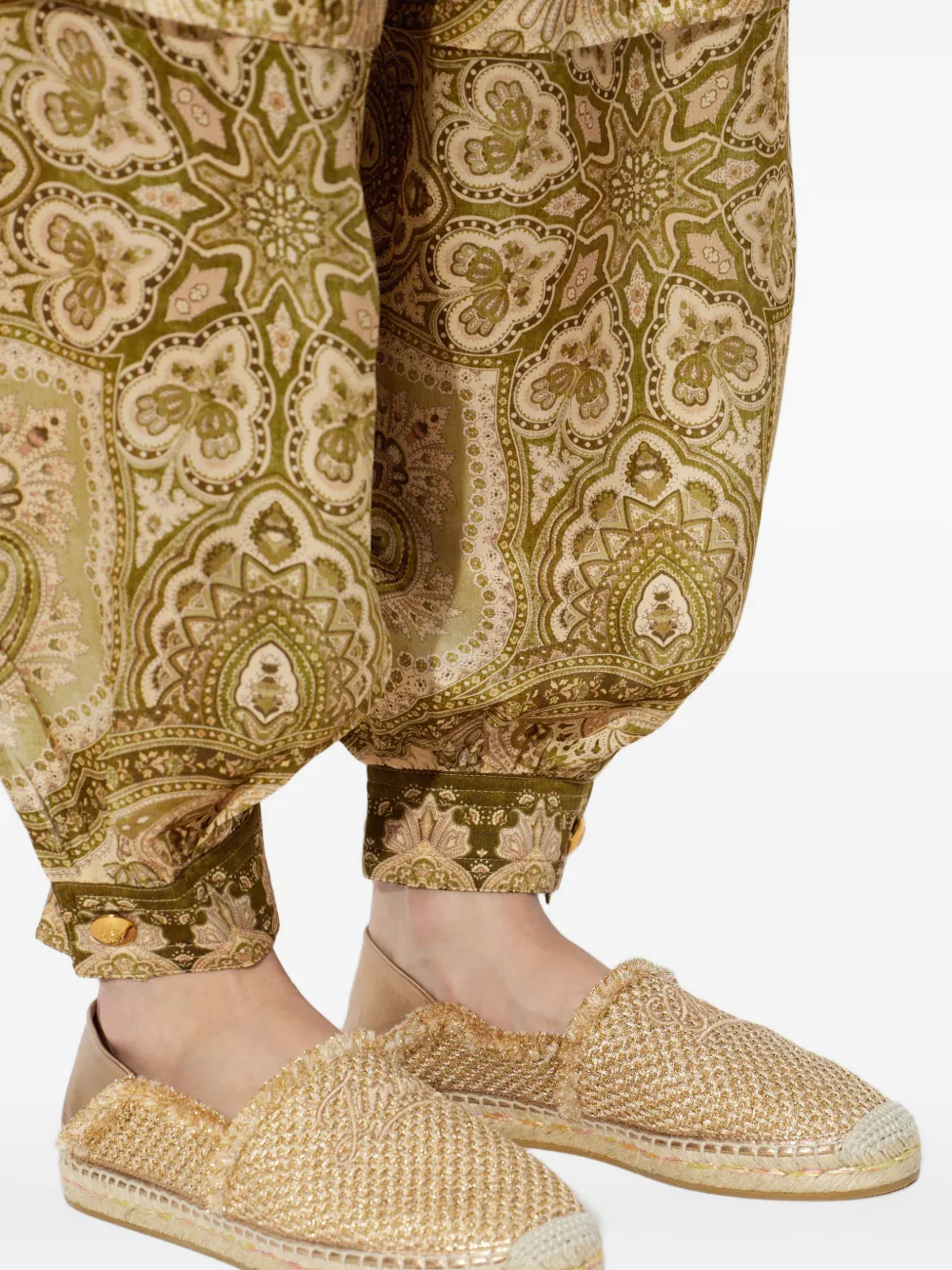 Jimmy Choo Avi espadrilles Goud