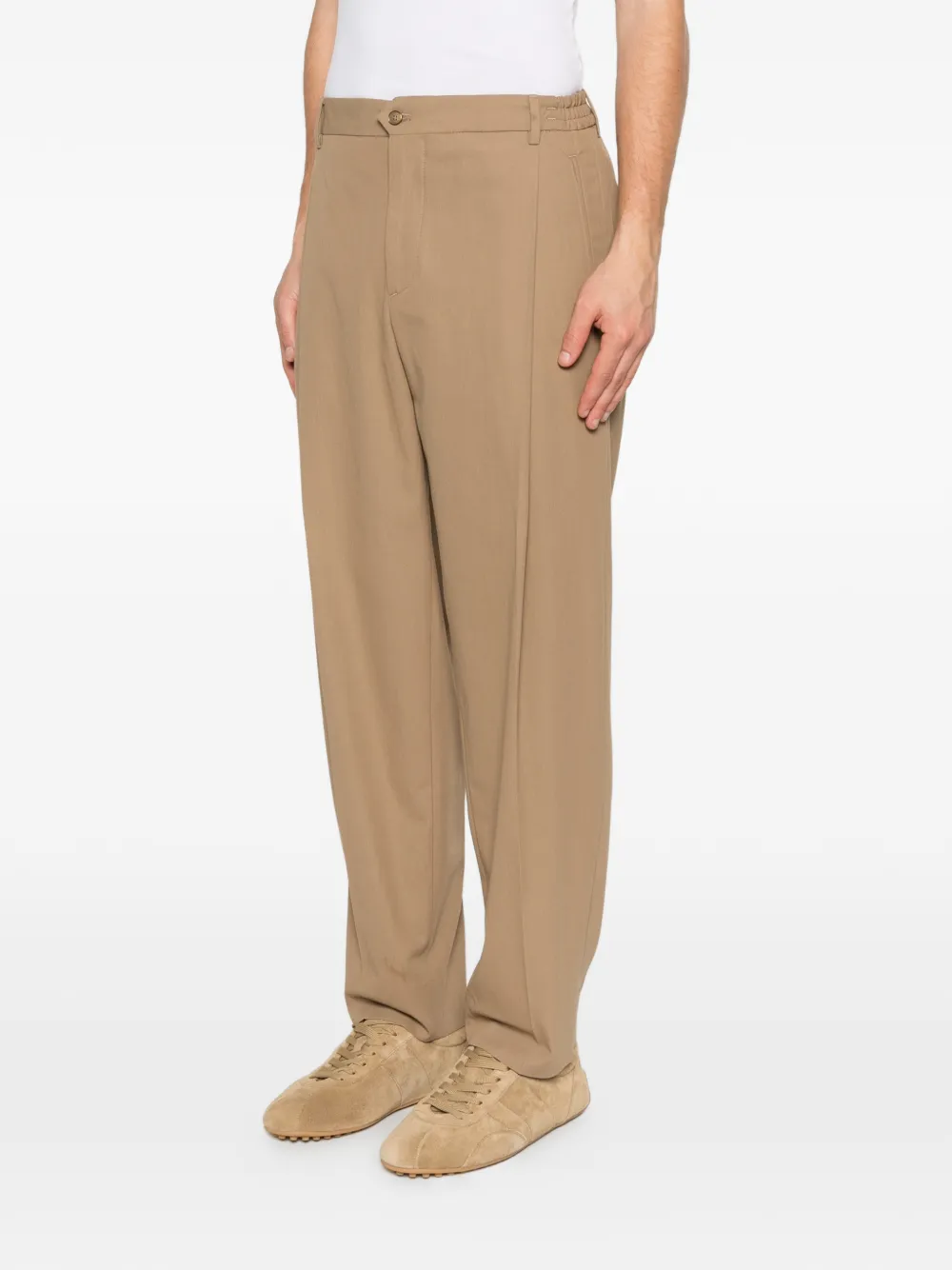 Briglia 1949 Manhattans geplooide broek Beige