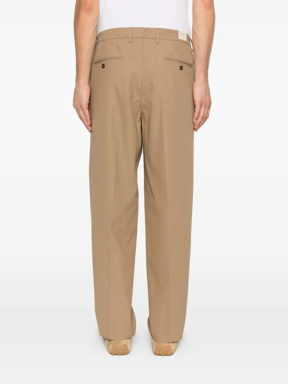 Briglia 1949 Manhattans geplooide broek Beige