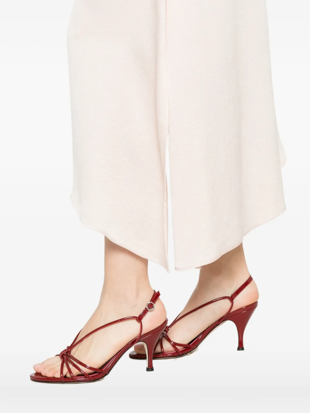 Peserico Midi-rok met asymmetrische afwerking Roze