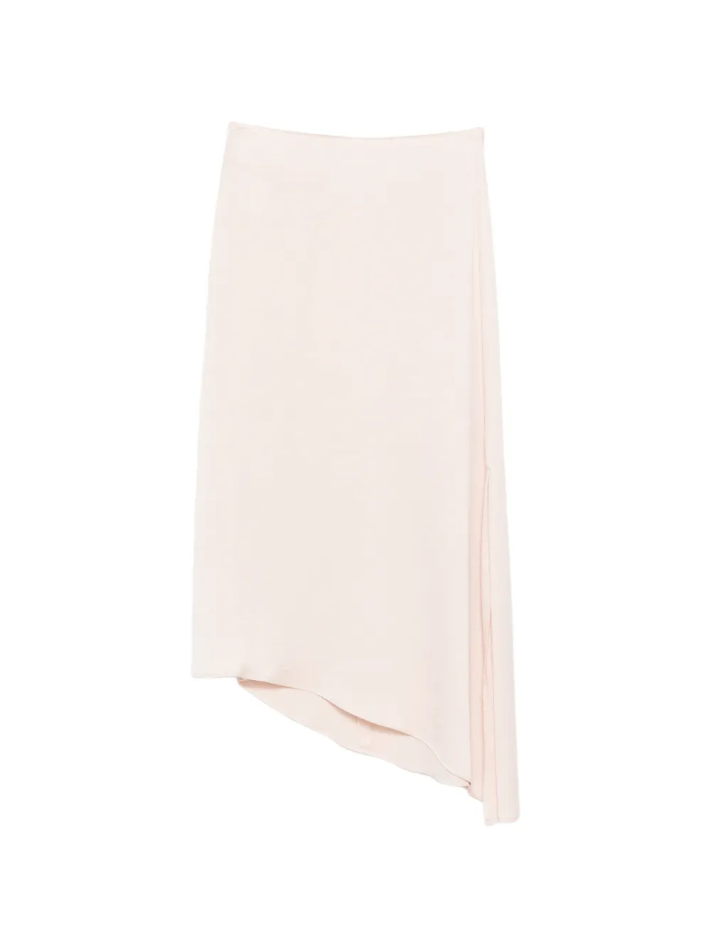 Peserico asymmetric-hem midi skirt - Rosa