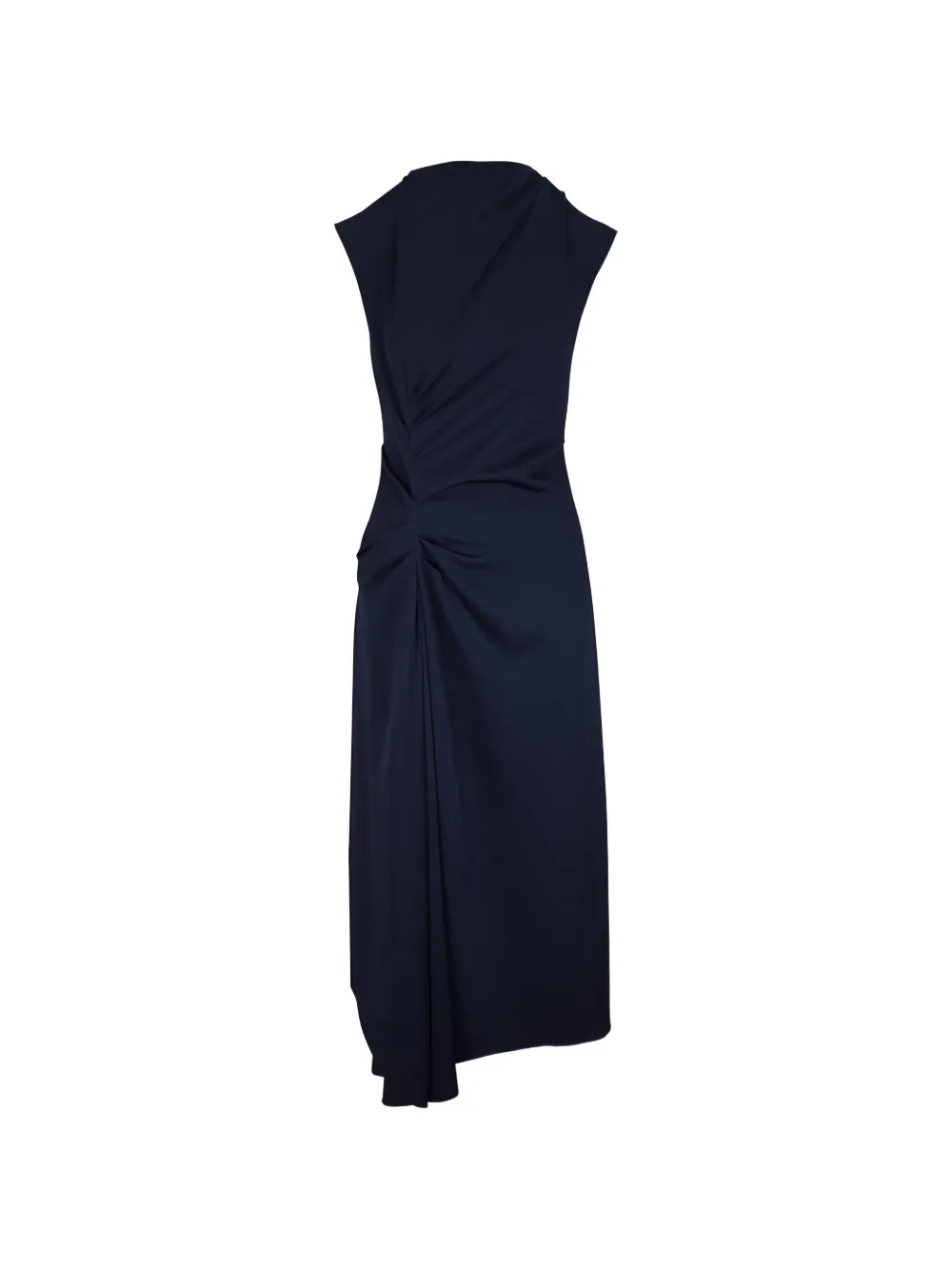 Michael Kors cowl-neck cinch midi dress - Blu