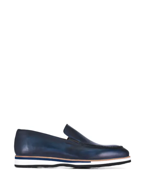 Bontoni calfskin casual loafers