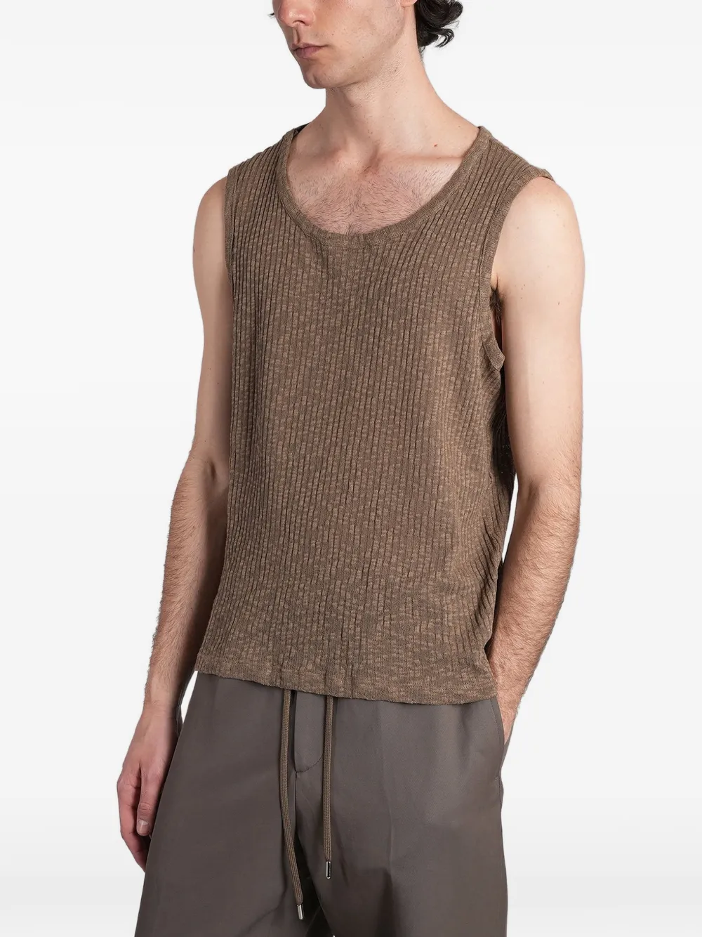 Costumein Toby mouwloze tanktop Beige