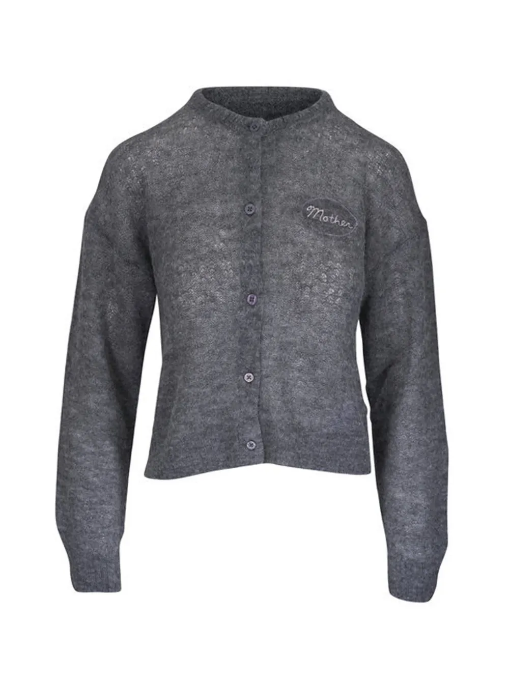 MOTHER buttoned cardigan - Grigio