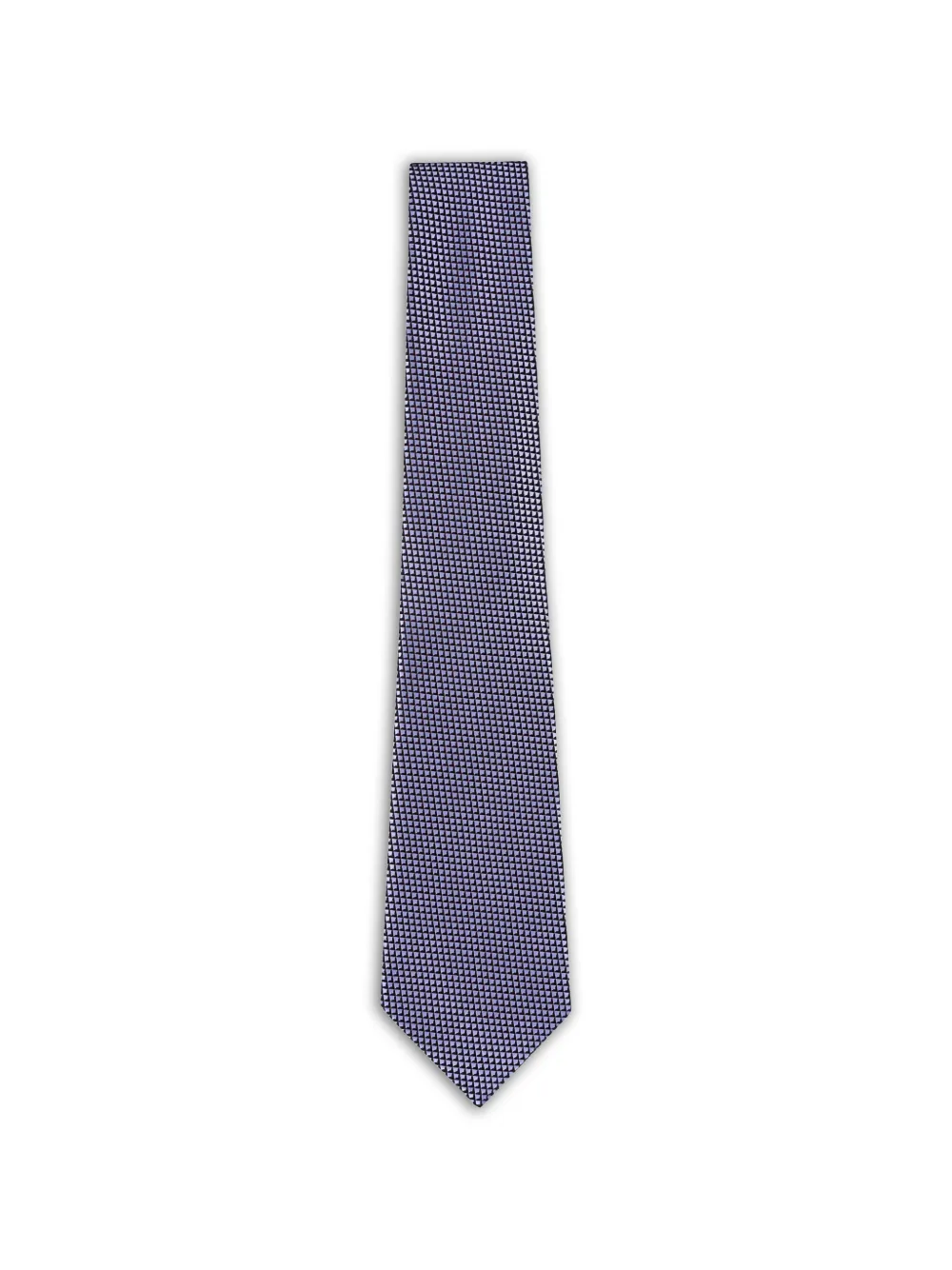 Zegna patterned silk tie - Viola