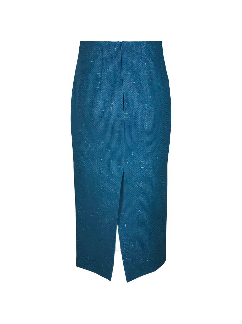  Kiton Split Pencil Skirt - Blue 