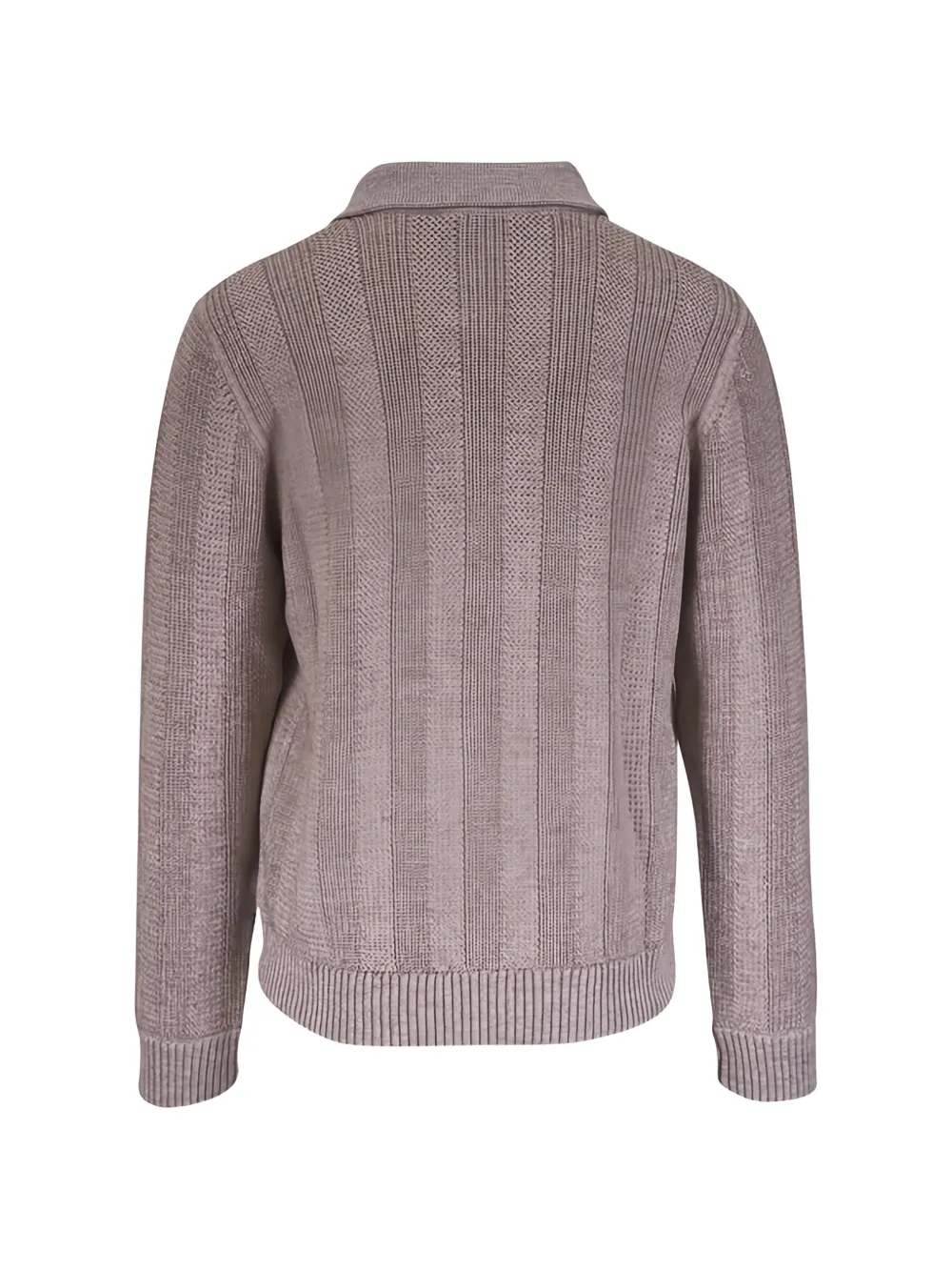  Maurizio Baldassari Buttoned Textured Cardigan - Neutrals 