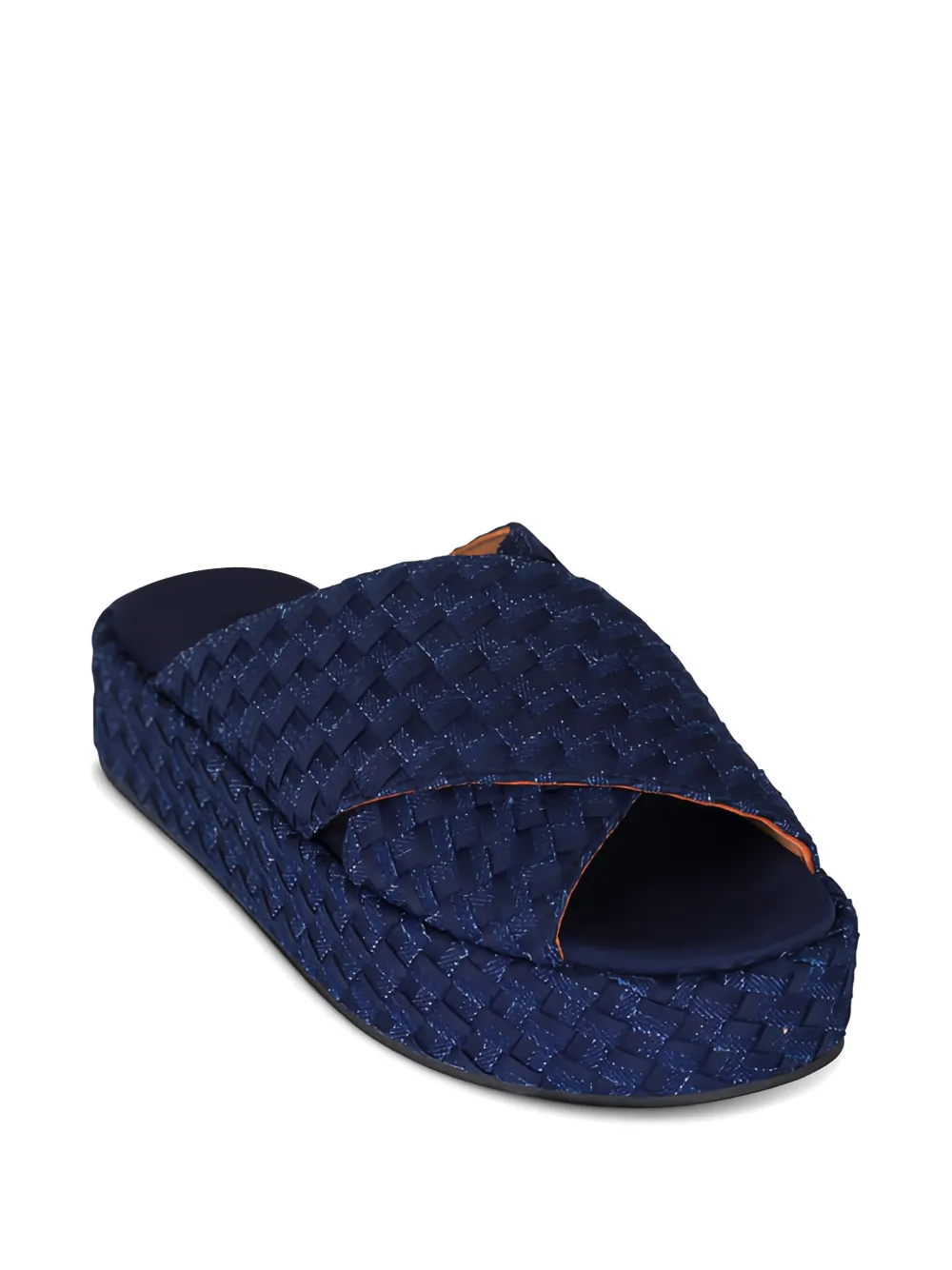 NAGHEDI Laguna sandalen met plateauzool Blauw
