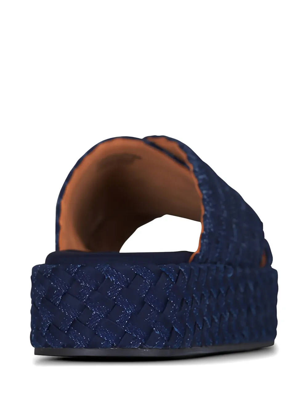 NAGHEDI Laguna sandalen met plateauzool Blauw