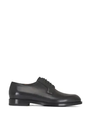 Jil Sander レザー ダービーシューズ | ブラック | FARFETCH JP