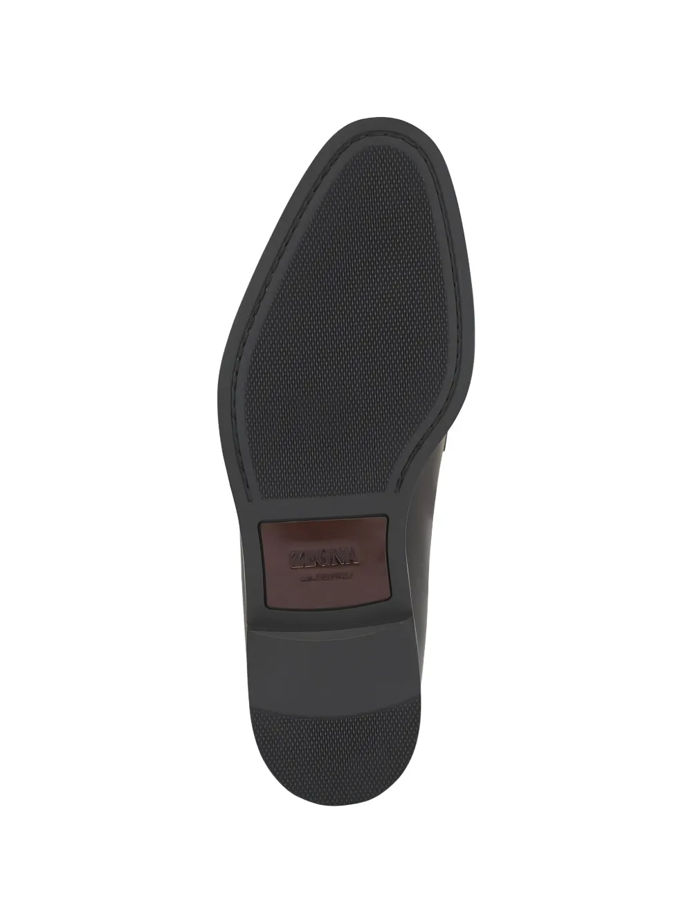 Zegna Leren derby schoenen Zwart