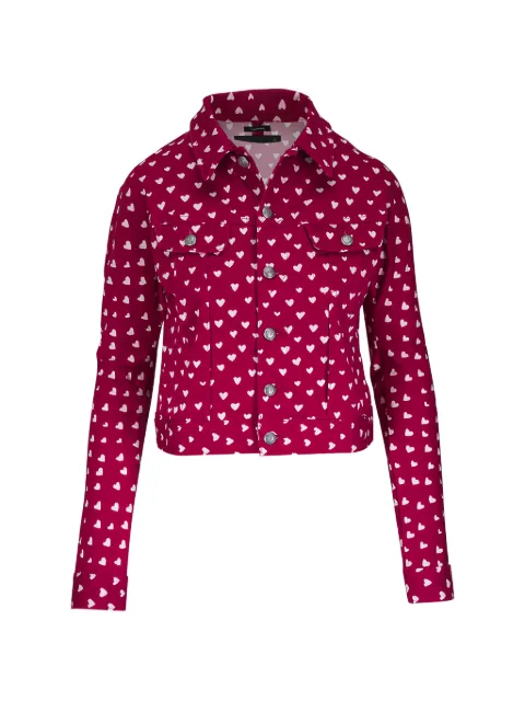 R13 heart-print jacket