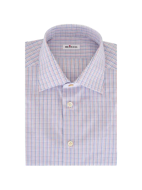Kiton check shirt