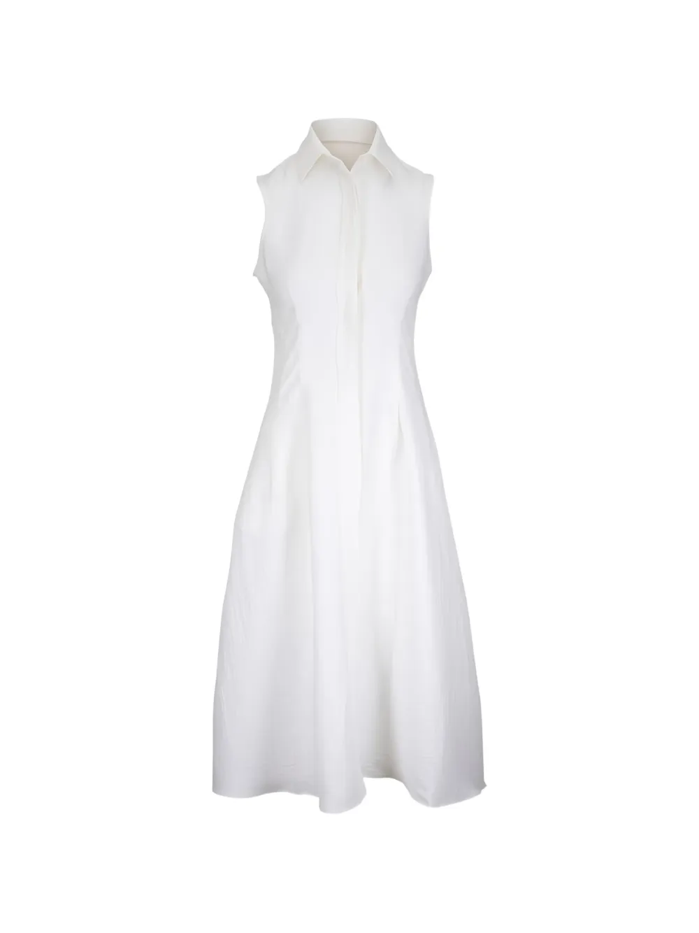 Antonelli Minneapolis shirt midi dress - Bianco