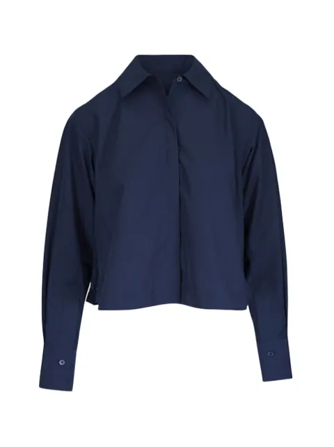 Simkhai Kacey lace pleated shirt