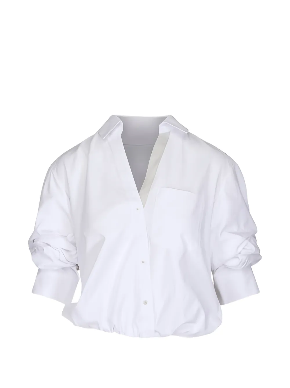 Brochu Walker Pocket Blouse In White