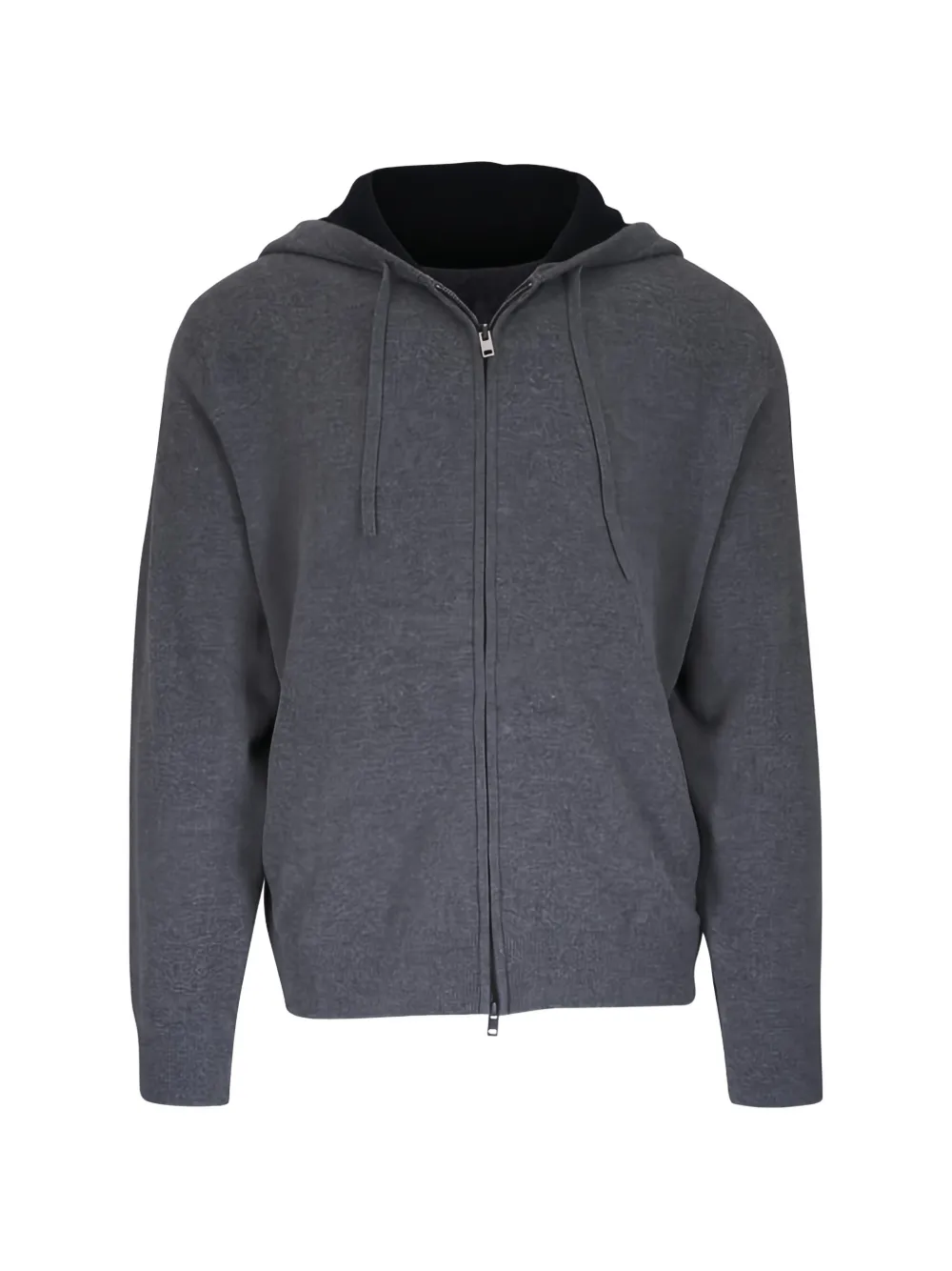Vince mélange-effect zip-up hoodie - Grey