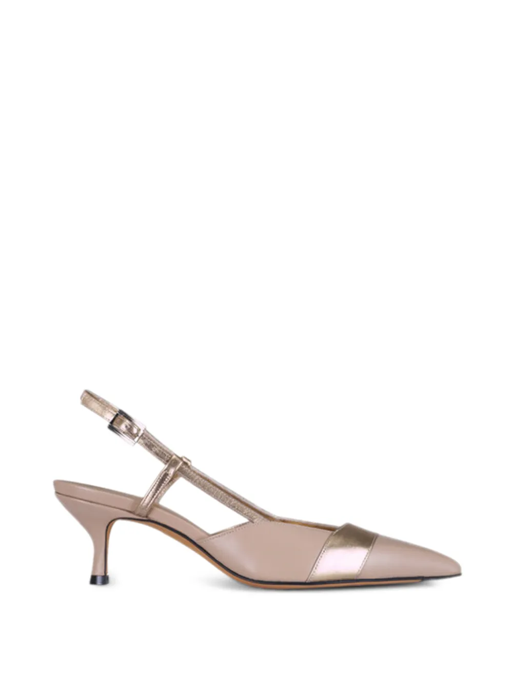 Kiton metallic leather sling - Toni neutri