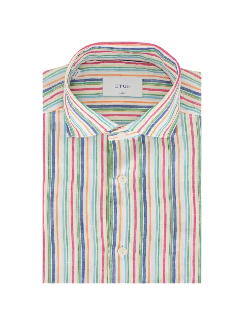 Eton stripe linen shirt
